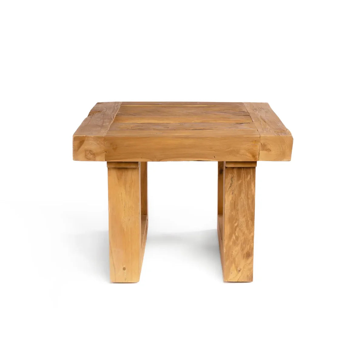 La Table d'Appoint en Teck Recyclé - Naturel
