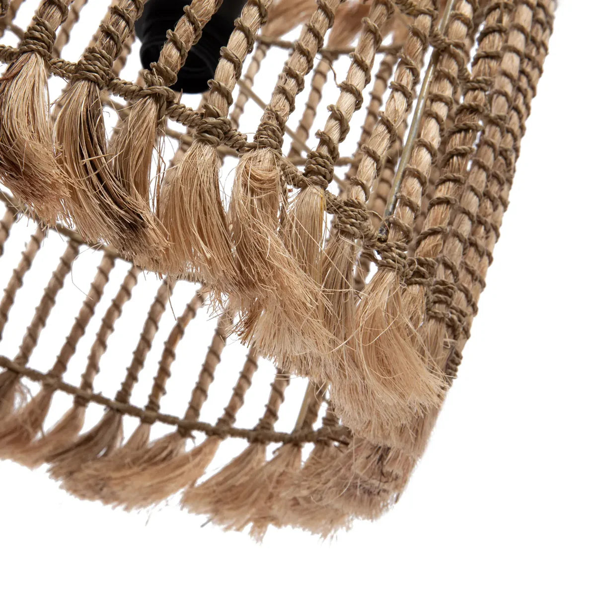 L'Abat-jour Abaca Bird Cage - Naturel - M