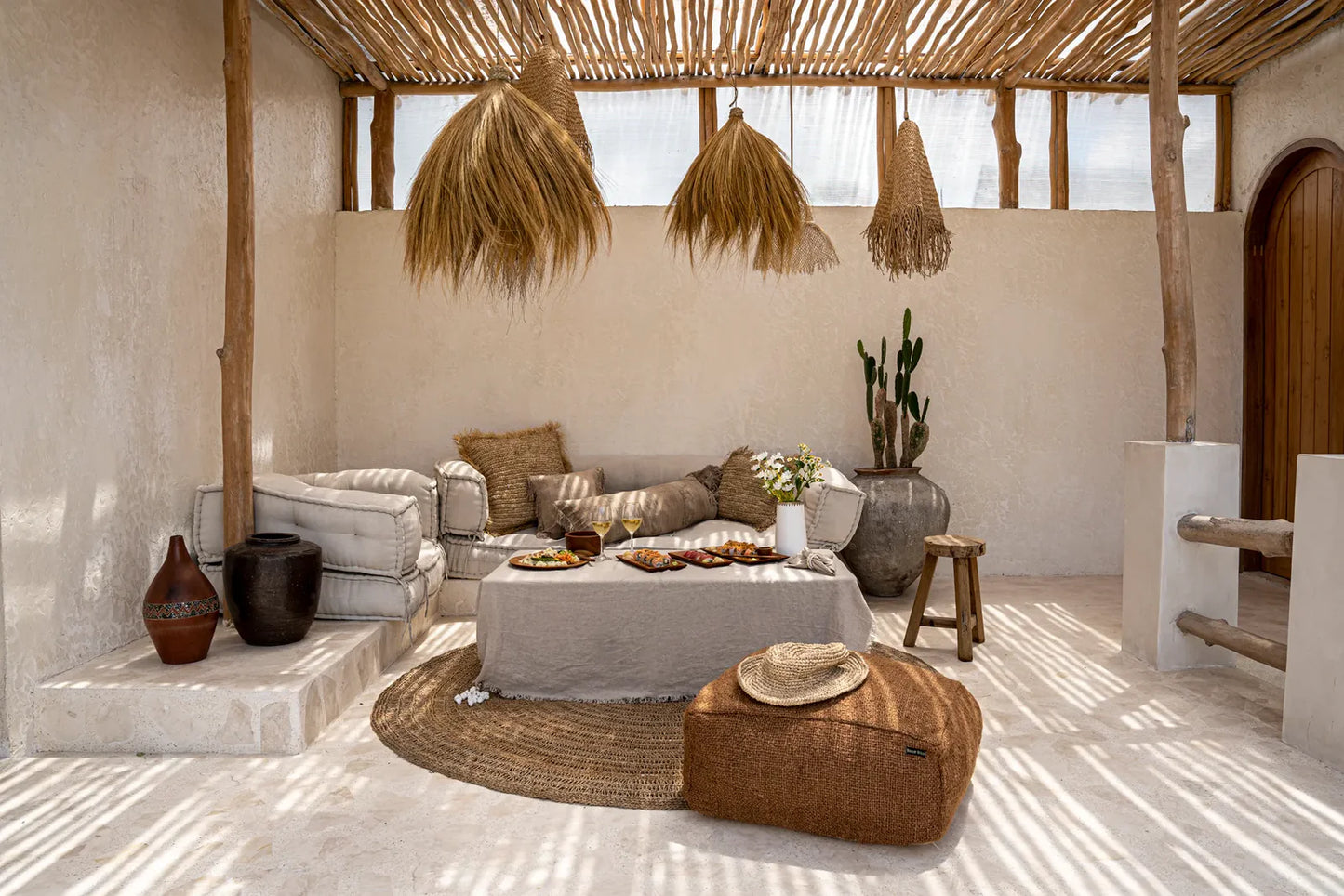 L'Abat-jour Rayung Hut - Naturel - L