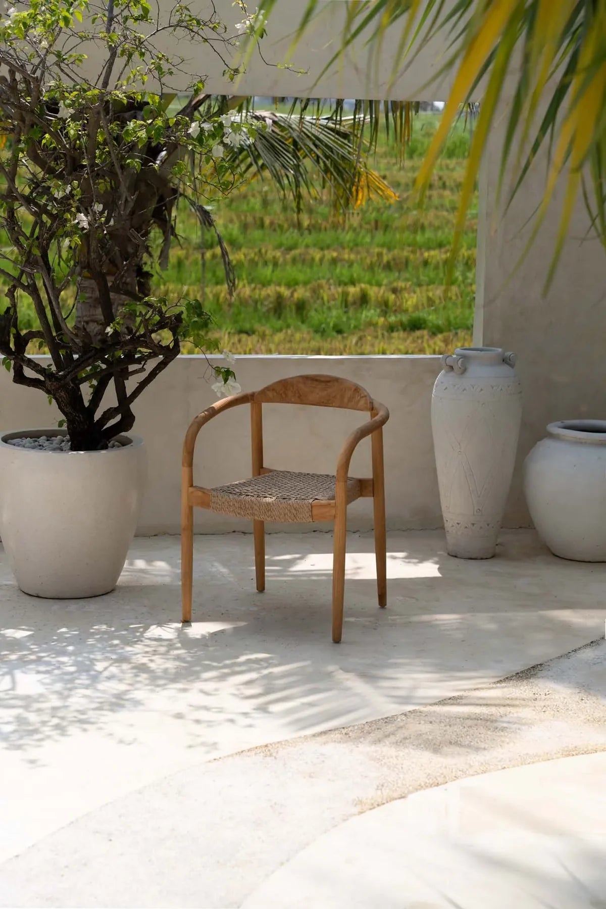 La chaise de salle à manger Amaya - Naturelle - Extérieur