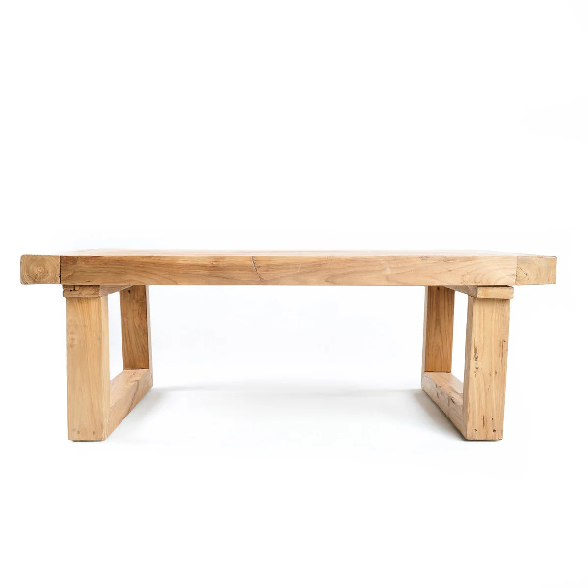 La Table Basse en Teck Recyclé - Naturel
