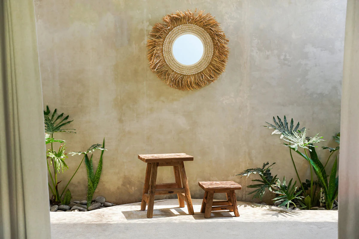 Le Tabouret Yoke - Naturel - L