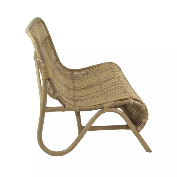 KIM - fauteuil - rotin - L 118 x W 80 x H 77 cm - naturel