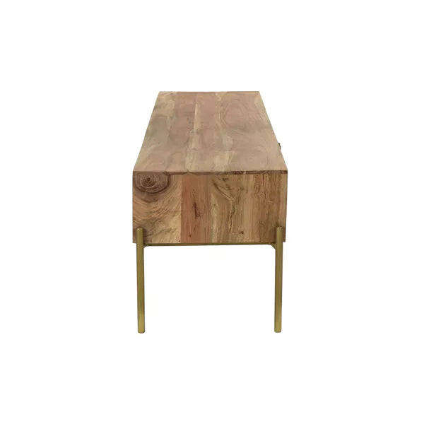 ALFREDO - armoire - bois de mangier - L 120 x W 40 x H 46 cm - naturel