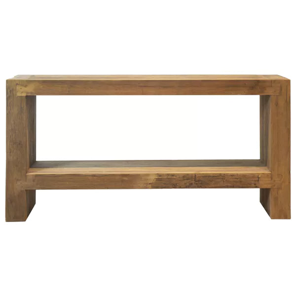 CORSICA - console - bois recyclé - L 180 x W 38 x H 90 cm - naturel