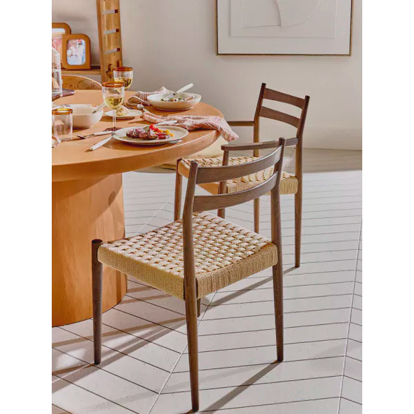 PIASTRO - table - enduit à la chaux - DIA 115 x H 76 cm - terracotta