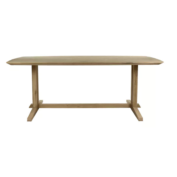 ALMA - table - savonné - chêne - L 240 x W 105 x H 76 cm - naturel