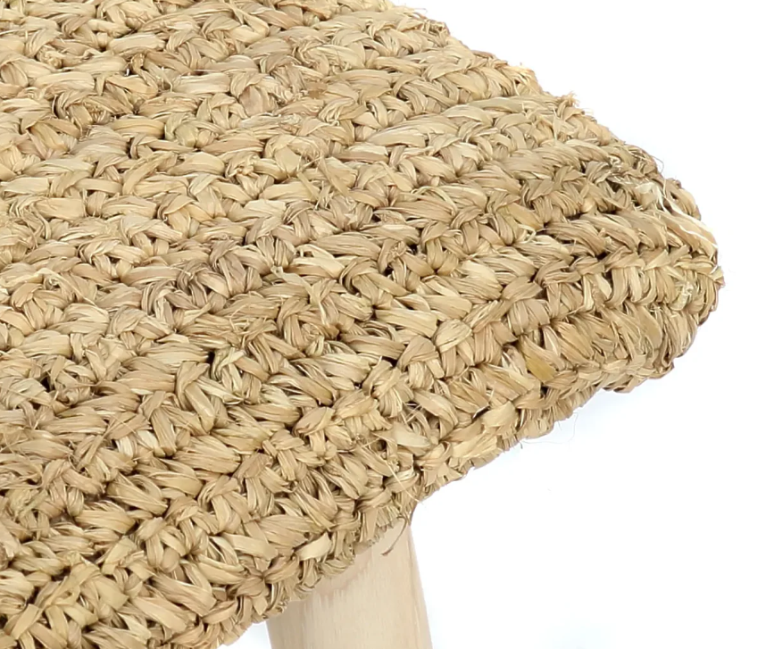 Le banc en raphia - Naturel