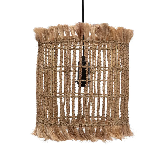 L'Abat-jour Abaca Bird Cage - Naturel - M