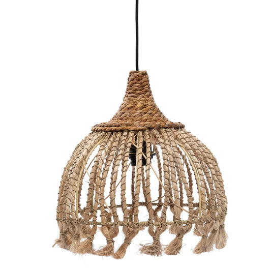 L'Abat-jour Abaca Tassel - Naturel - S