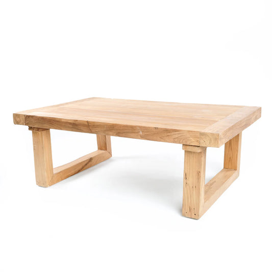 La Table Basse en Teck Recyclé - Naturel