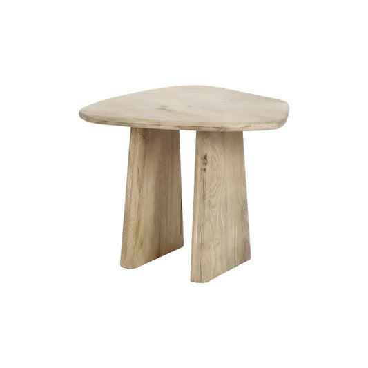 MONTREAL - table d'appoint - bois de mangier / métal - L 60 x W 60 x H 50 cm - naturel