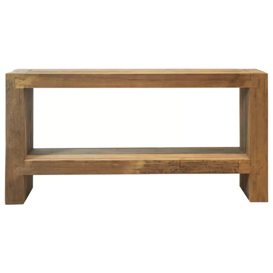 CORSICA - console - bois recyclé - L 180 x W 38 x H 90 cm - naturel