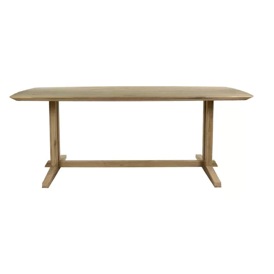 ALMA - table - chêne - L 200 x W 105 x H 76 cm - naturel